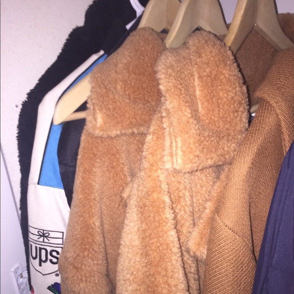 Custom Made NWT Wool Teddy Coat Sz M - Picture 6 of 6